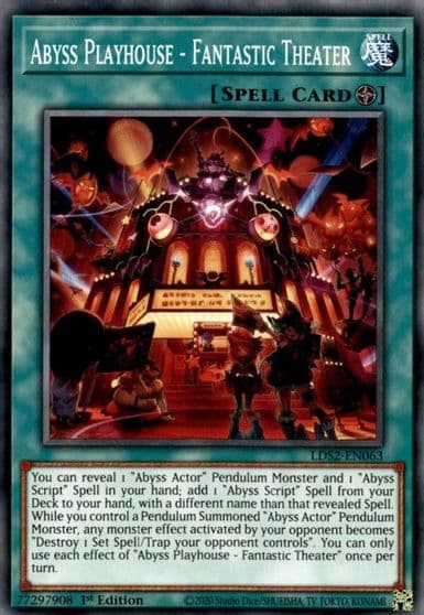 Abyss Playhouse Fantastic Theater Legendary Duelists: Season 2 Yu-Gi-Oh! card