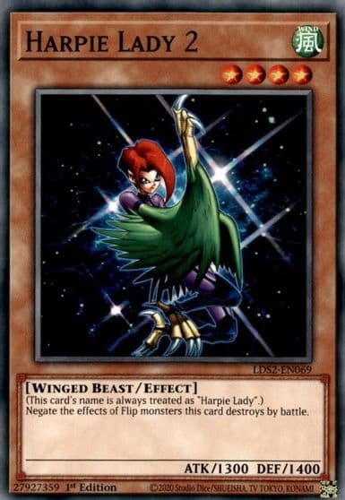 Harpie Lady 2 Legendary Duelists: Season 2 Yu-Gi-Oh! card
