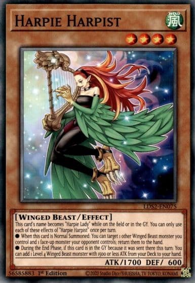 Harpie Harpist Legendary Duelists: Season 2 Yu-Gi-Oh! card