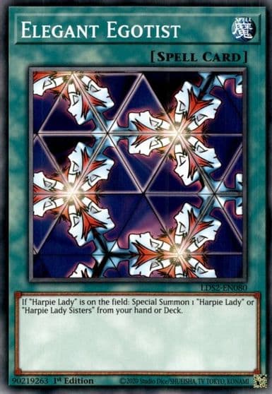 Elegant Egotist Legendary Duelists: Season 2 Yu-Gi-Oh! card