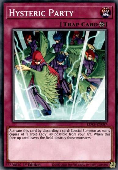 Hysteric Party Legendary Duelists: Season 2 Yu-Gi-Oh! card