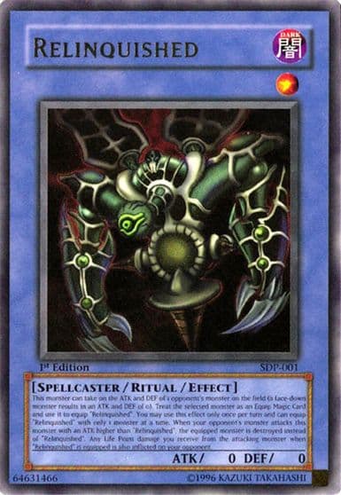 Relinquished Starter Deck: Pegasus Yu-Gi-Oh! card
