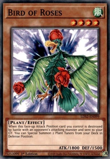 Bird of Roses Legendary Duelists: Season 2 Yu-Gi-Oh! card