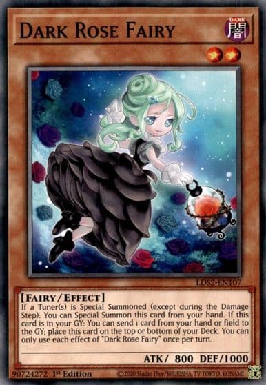 Dark Rose Fairy Legendary Duelists: Season 2 Yu-Gi-Oh! card