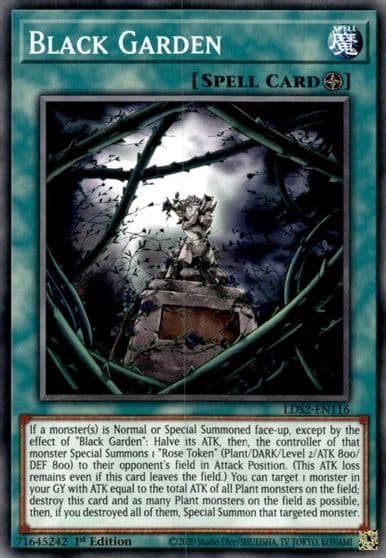 Black Garden Legendary Duelists: Season 2 Yu-Gi-Oh! card