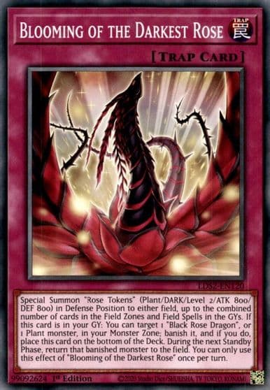 Blooming of the Darkest Rose Legendary Duelists: Season 2 Yu-Gi-Oh! card