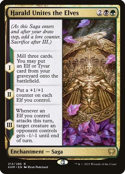 Harald Unites the Elves Kaldheim Magic card