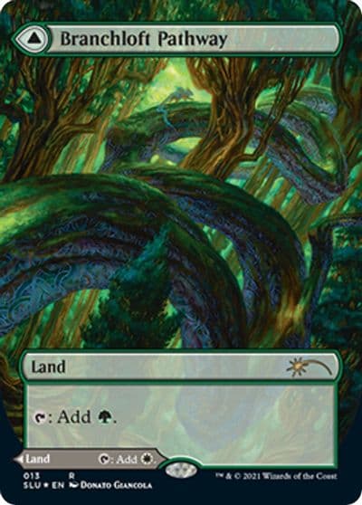 Branchloft Pathway Borderless Secret Lair Series Magic card