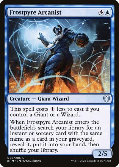 Frostpyre Arcanist Kaldheim Magic card