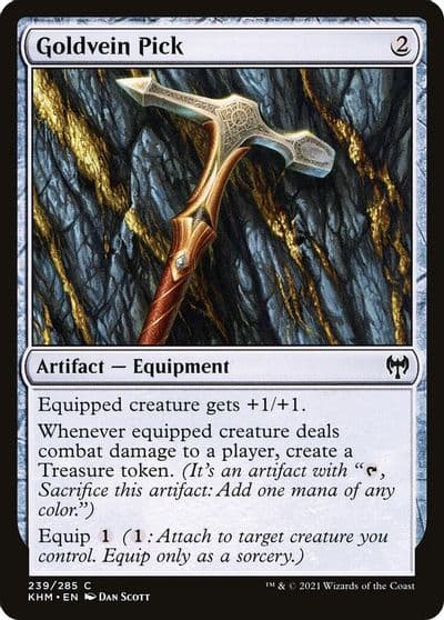 Goldvein Pick Kaldheim Magic card