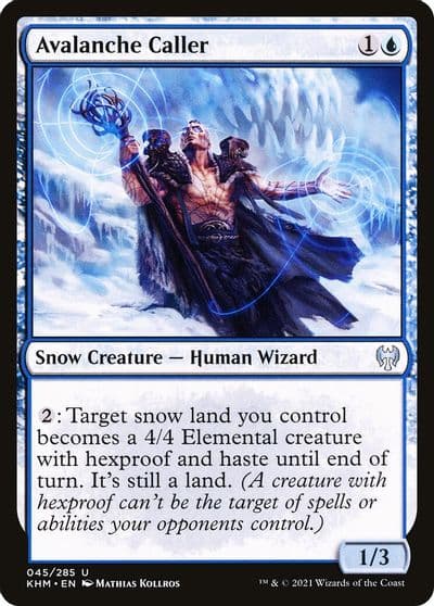 Avalanche Caller Kaldheim Magic card