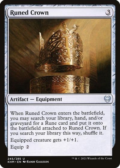Runed Crown Kaldheim Magic card