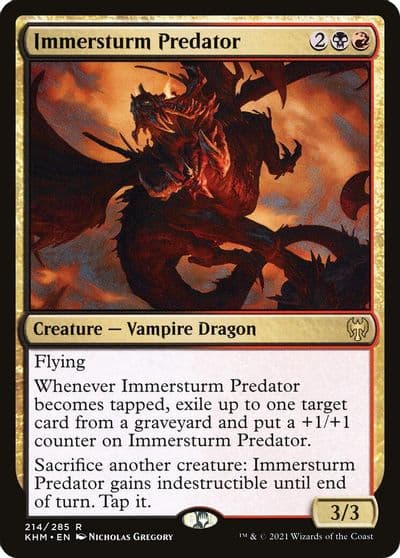 Immersturm Predator Kaldheim Magic card