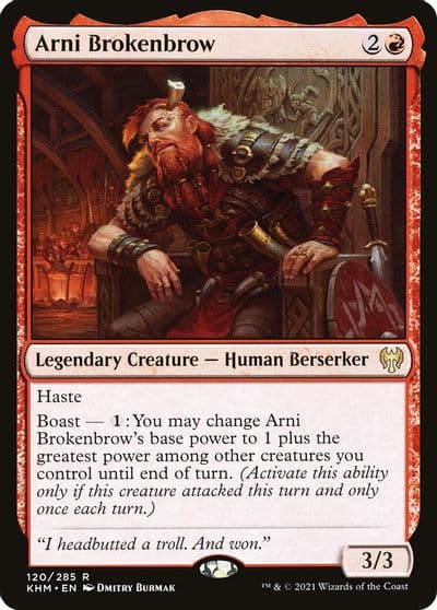 Arni Brokenbrow Kaldheim Magic card