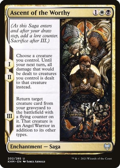 Ascent of the Worthy Kaldheim Magic card