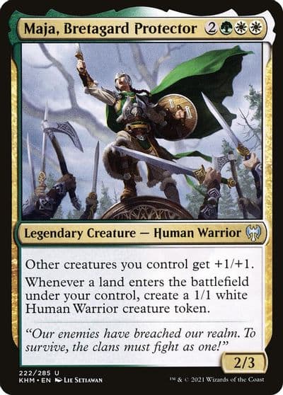 Maja Bretagard Protector Kaldheim Magic card