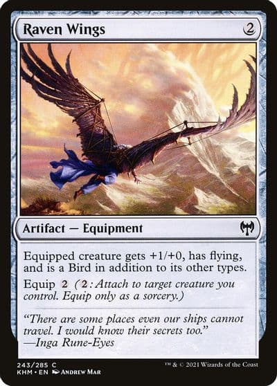 Raven Wings Kaldheim Magic card