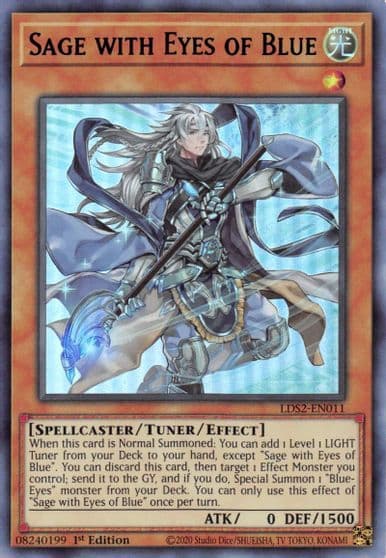 Sage with Eyes of Blue Blue Legendary Duelists: Season 2 Yu-Gi-Oh! card