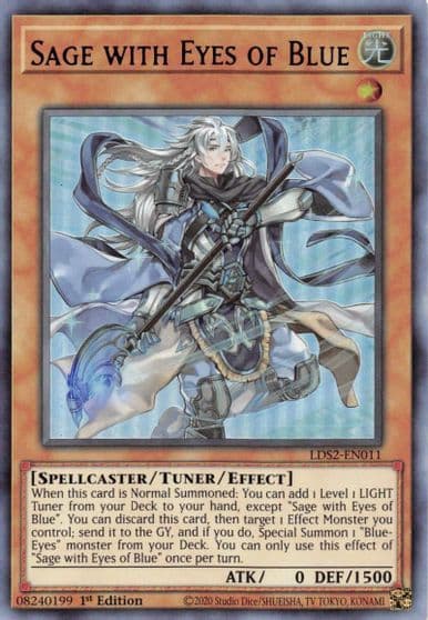 Sage with Eyes of Blue Purple Legendary Duelists: Season 2 Yu-Gi-Oh! card