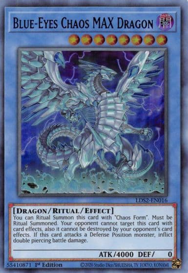 Blue Eyes Chaos MAX Dragon Purple Legendary Duelists: Season 2 Yu-Gi-Oh! card