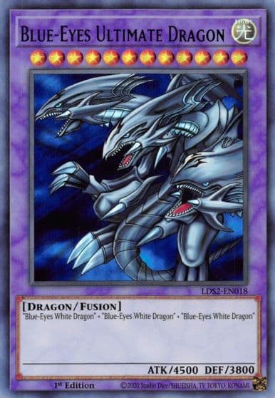 Blue Eyes Ultimate Dragon Purple Legendary Duelists: Season 2 Yu-Gi-Oh! card