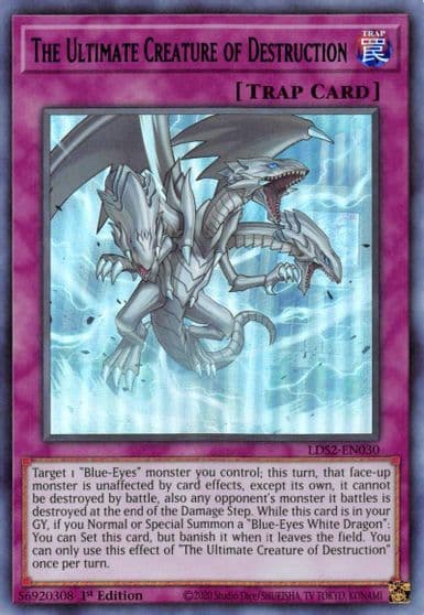 The Ultimate Creature of Destruction Purple Legendary Duelists: Season 2 Yu-Gi-Oh! card