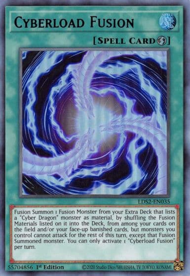 Cyberload Fusion Purple Legendary Duelists: Season 2 Yu-Gi-Oh! card