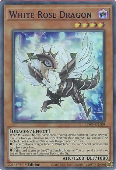 White Rose Dragon Purple Legendary Duelists: Season 2 Yu-Gi-Oh! card