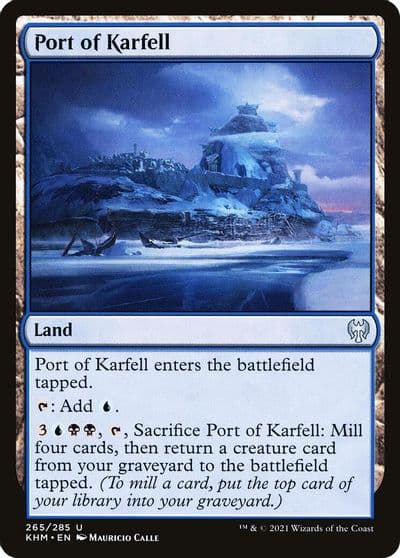 Port of Karfell Kaldheim Magic card