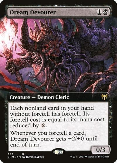 Dream Devourer Extended Art Kaldheim Magic card