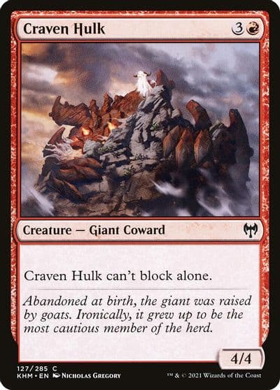 Craven Hulk Kaldheim Magic card