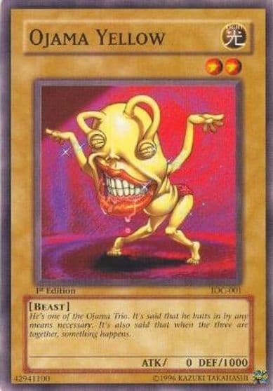Ojama Yellow Invasion of Chaos Yu-Gi-Oh! card