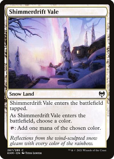 Shimmerdrift Vale Kaldheim Magic card