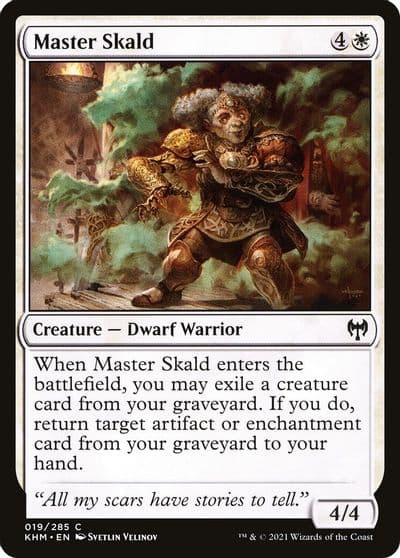 Master Skald Kaldheim Magic card