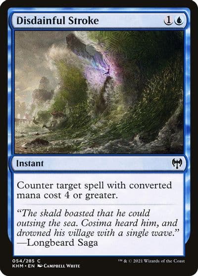 Disdainful Stroke Kaldheim Magic card