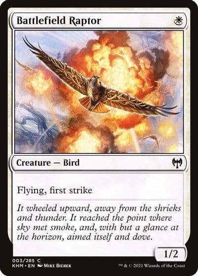 Battlefield Raptor Kaldheim Magic card