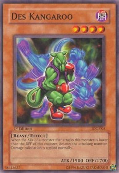 Des Kangaroo Invasion of Chaos Yu-Gi-Oh! card