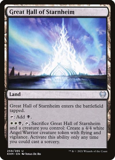 Great Hall of Starnheim Kaldheim Magic card
