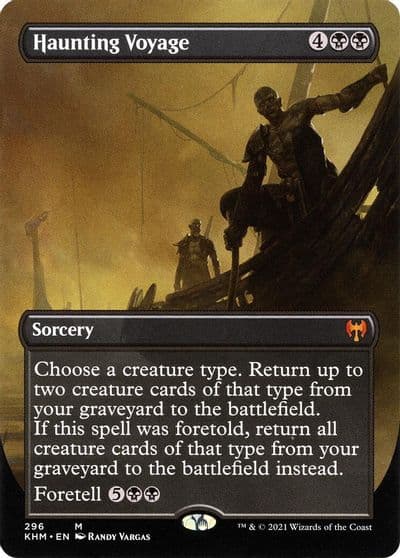Haunting Voyage Borderless Kaldheim Magic card