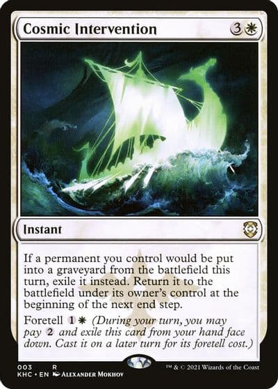 Cosmic Intervention Commander: Kaldheim Magic card