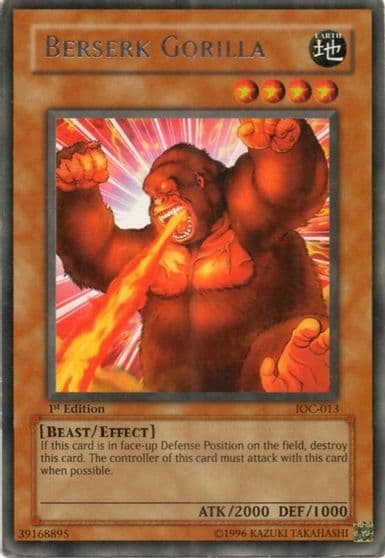 Berserk Gorilla Invasion of Chaos Yu-Gi-Oh! card