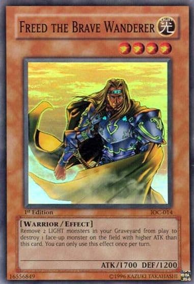 Freed the Brave Wanderer Invasion of Chaos Yu-Gi-Oh! card