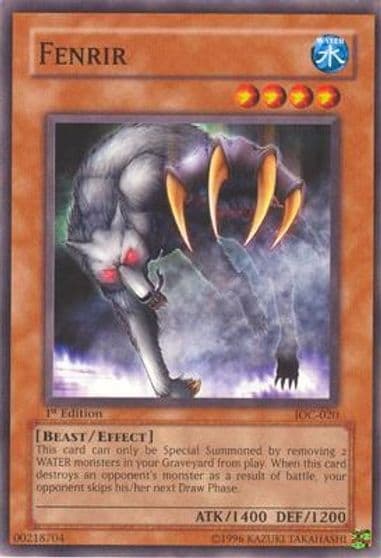 Fenrir Invasion of Chaos Yu-Gi-Oh! card