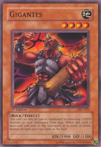 Gigantes Invasion of Chaos Yu-Gi-Oh! card