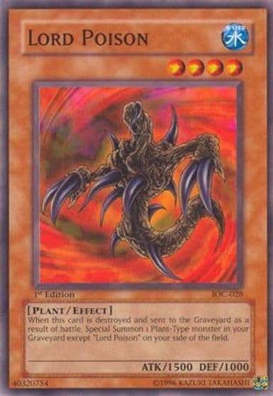 Lord Poison Invasion of Chaos Yu-Gi-Oh! card