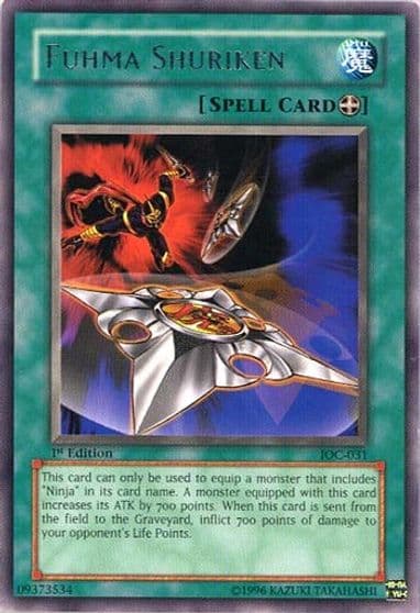 Fuhma Shuriken Invasion of Chaos Yu-Gi-Oh! card