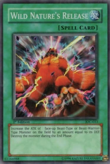 Wild Natures Release Invasion of Chaos Yu-Gi-Oh! card