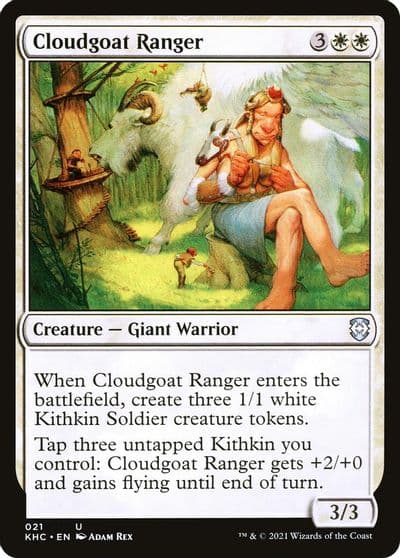Cloudgoat Ranger Commander: Kaldheim Magic card