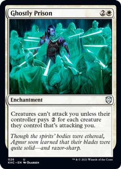 Ghostly Prison Commander: Kaldheim Magic card