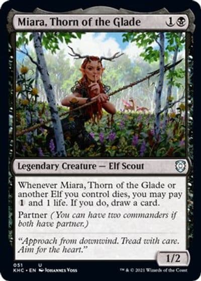 Miara Thorn of the Glade Commander: Kaldheim Magic card